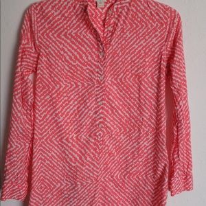 Jcrew long-sleeve tunic top XXS
